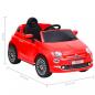 Preview: Kinder-Elektroauto Fiat 500 Rot