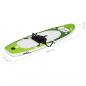 Preview: SUP-Board-Set Aufblasbar Grün 300x76x10 cm