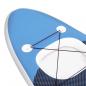 Preview: SUP-Board-Set Aufblasbar Marineblau 360x81x10 cm