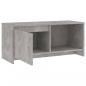 Preview: TV-Schrank Betongrau 90x35x40 cm Holzwerkstoff