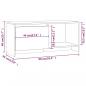 Preview: TV-Schrank Betongrau 90x35x40 cm Holzwerkstoff