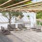 Preview: ARDEBO.de - 8-tlg. Garten-Lounge-Set mit Auflagen Poly Rattan Grau