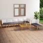 Preview: ARDEBO.de - 8-tlg. Garten-Lounge-Set mit Kissen Massivholz Akazie