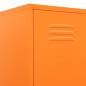 Preview: Schließfachschrank Orange 35x46x180 cm Stahl 