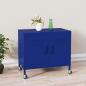 Preview: ARDEBO.de - Lagerschrank Marineblau 60x35x56 cm Stahl