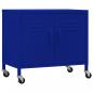 Preview: Lagerschrank Marineblau 60x35x56 cm Stahl