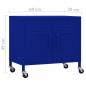 Preview: Lagerschrank Marineblau 60x35x56 cm Stahl