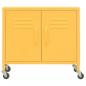 Preview: Lagerschrank Senfgelb 60x35x56 cm Stahl