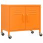 Preview: Lagerschrank Orange 60x35x56 cm Stahl