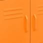 Preview: Lagerschrank Orange 60x35x56 cm Stahl