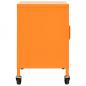 Preview: Lagerschrank Orange 60x35x56 cm Stahl