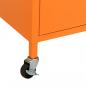 Preview: Lagerschrank Orange 60x35x56 cm Stahl