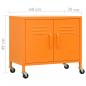 Preview: Lagerschrank Orange 60x35x56 cm Stahl