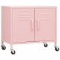 Preview: Lagerschrank Rosa 60x35x56 cm Stahl