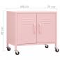 Preview: Lagerschrank Rosa 60x35x56 cm Stahl