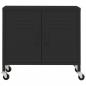 Preview: Lagerschrank Schwarz 60x35x56 cm Stahl