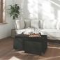 Preview: Couchtisch Schwarz 90x50x41,5 cm Holzwerkstoff