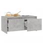 Preview: Couchtisch Betongrau 90x50x41,5 cm Holzwerkstoff