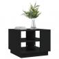 Preview: Couchtisch Schwarz 55x55x43 cm Holzwerkstoff