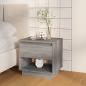 Preview: Nachttische 2 Stk. Grau Sonoma 45x34x44 cm Holzwerkstoff