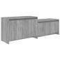 Preview: TV-Schrank Grau Sonoma 146,5x35x50 cm Holzwerkstoff