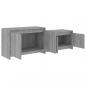 Preview: TV-Schrank Grau Sonoma 146,5x35x50 cm Holzwerkstoff