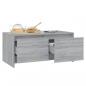 Preview: Couchtisch Grau Sonoma 90x50x41,5 cm Holzwerkstoff