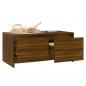 Preview: Couchtisch Braun Eichen-Optik 90x50x41,5 cm Holzwerkstoff