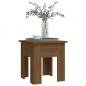 Preview: Couchtisch Braun Eichen-Optik 40x40x42 cm Holzwerkstoff