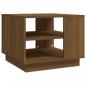 Preview: Couchtisch Braun Eichen-Optik 55x55x43 cm Holzwerkstoff