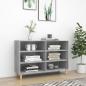 Preview: ARDEBO.de - Sideboard Grau Sonoma 103,5x35x70 cm Holzwerkstoff