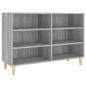 Preview: Sideboard Grau Sonoma 103,5x35x70 cm Holzwerkstoff