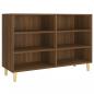 Preview: Sideboard Braun Eichen-Optik 103,5x35x70 cm Holzwerkstoff