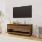 Preview: TV-Schrank Braun Eichen-Optik 102x41x44 cm Holzwerkstoff