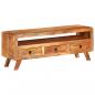 Preview: TV-Schrank 110x30x40 cm Massivholz Akazie