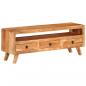 Preview: TV-Schrank 110x30x40 cm Massivholz Akazie