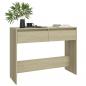 Preview: Konsolentisch Sonoma-Eiche 100x35x76,5 cm Holzwerkstoff