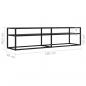 Preview: TV-Schrank Schwarz 160x40x40,5 cm Hartglas