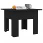 Preview: Couchtisch Schwarz 55x55x42 cm Holzwerkstoff