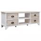 Preview: ARDEBO.de - TV-Schrank 108x30x40 cm Massivholz Paulownia