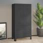 Preview: ARDEBO.de - Industrial Kleiderschrank Anthrazit 90x50x180 cm Metall