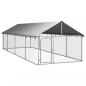 Preview: ARDEBO.de - Outdoor-Hundezwinger mit Dach 600x200x150 cm