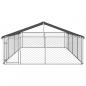 Preview: Outdoor-Hundezwinger mit Dach 600x300x150 cm