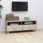 Preview: TV-Schrank HAMAR Honigbraun 106x40x40 cm Massivholz Kiefer