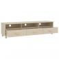 Preview: TV-Schrank HAMAR Honigbraun 158x40x40 cm Massivholz Kiefer