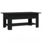 Preview: Couchtisch Schwarz 102x55x42 cm Holzwerkstoff