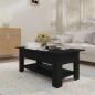 Preview: Couchtisch Schwarz 102x55x42 cm Holzwerkstoff