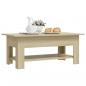 Preview: Couchtisch Sonoma-Eiche 102x55x42 cm Holzwerkstoff