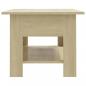 Preview: Couchtisch Sonoma-Eiche 102x55x42 cm Holzwerkstoff