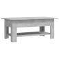 Preview: Couchtisch Betongrau 102x55x42 cm Holzwerkstoff